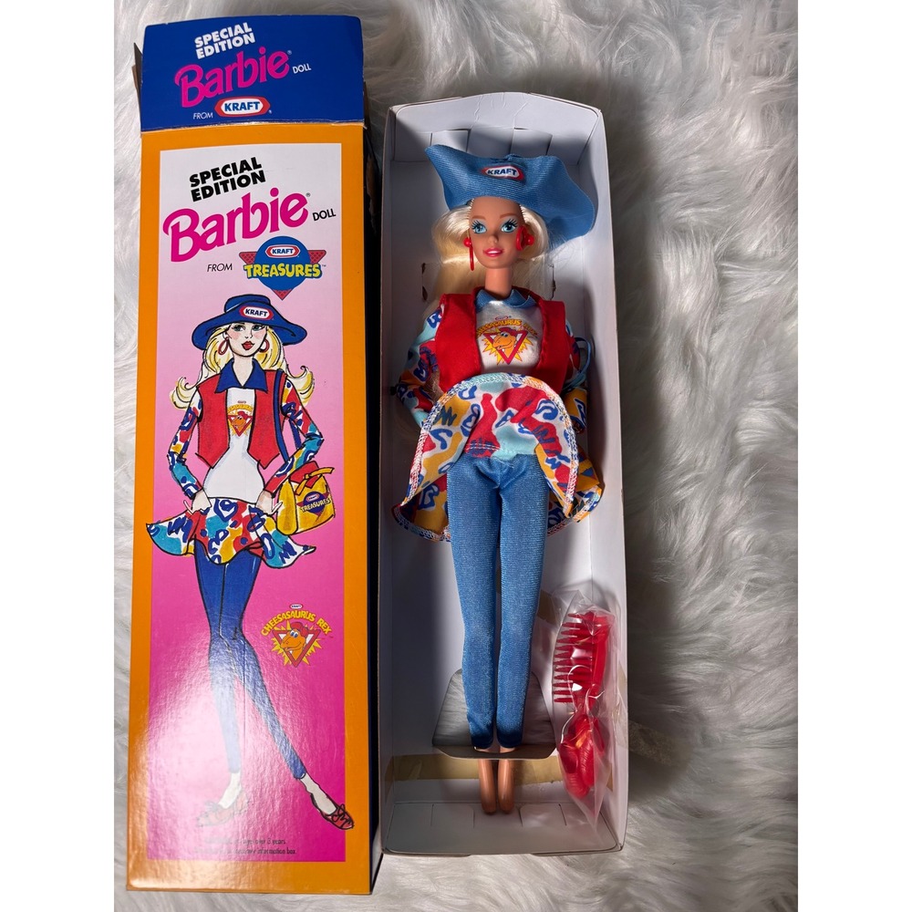 Mattel Barbie Doll Unisex OS‎ Blue Kraft Treasures Special Edition 1992 Vintage